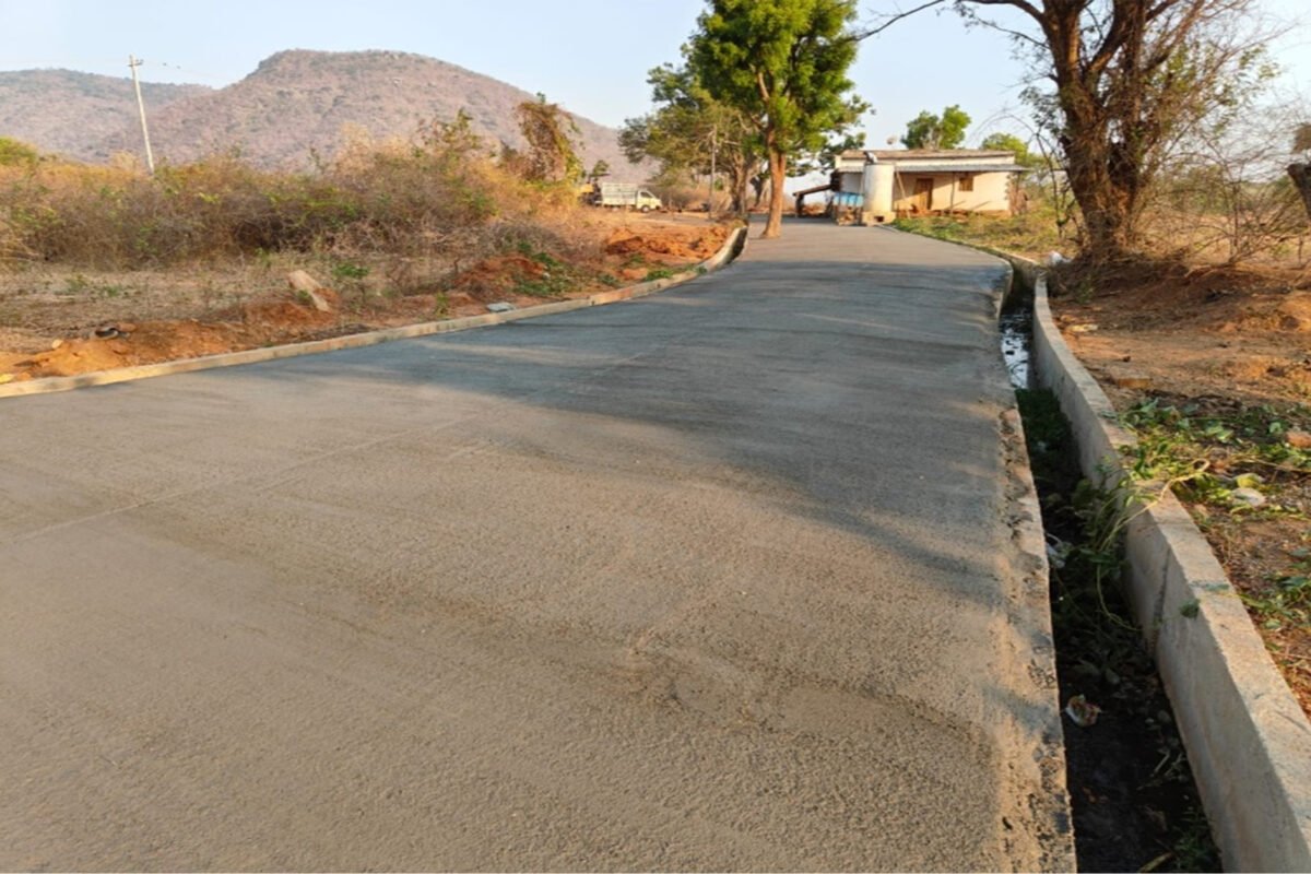 Improvement of c c road and drainage at s.c colony at Solaba village, Halagur hobli, Malavalli taluk, Mandya dist