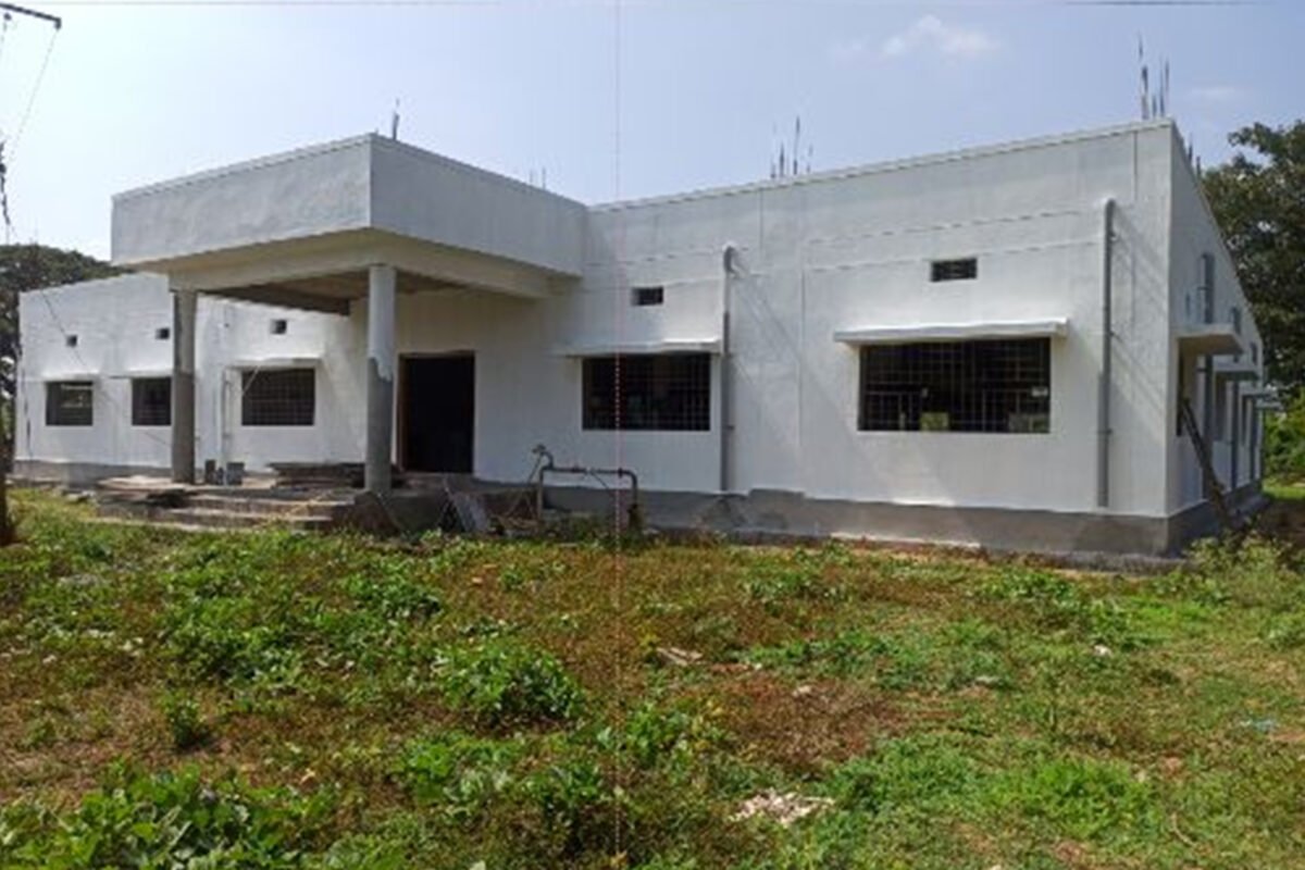 Construction of dasoha bhavan building at BG pura malavalli TQ.