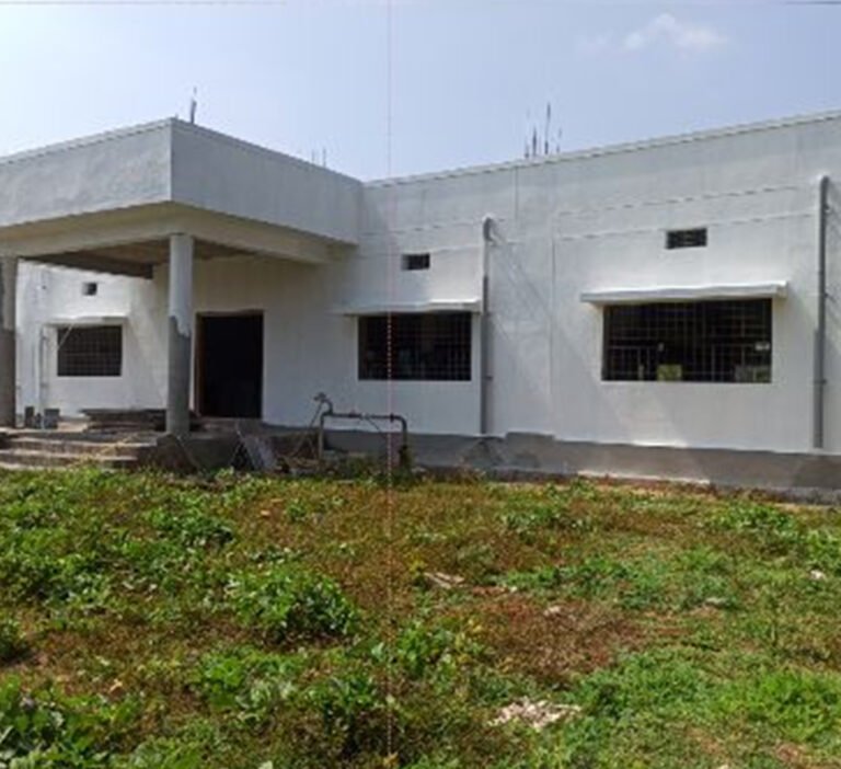 Construction of dasoha bhavan building at BG pura malavalli TQ.