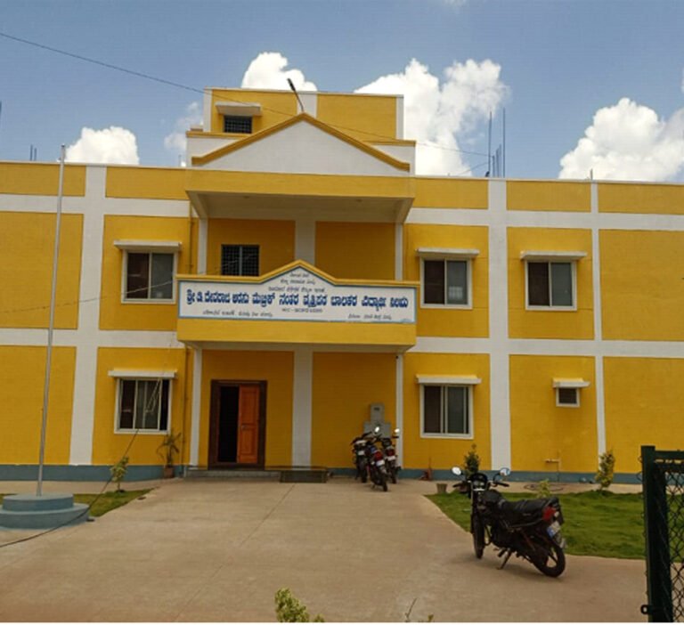 Construction of D Devraj Arasu Post Metric Professional Boys Hostel Building at Mandya Tank Bed