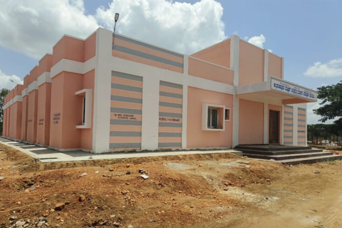 Construction of Post Metric Boy’s Hostel for Minority Department at Mandya Tank Bed